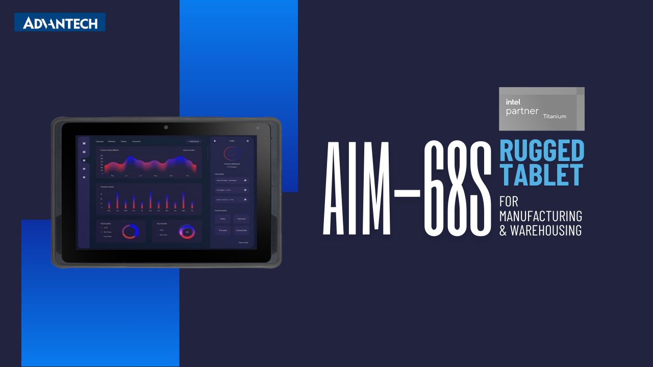 Advantech Top-Tier Performance 10.1” Rugged Tablet AIM-68S